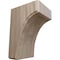 Ekena Millwork 3 1/2"W x 4"D x 6"H Clarksville Bracket, Walnut BKTW04X04X06CVWA - alternate 1